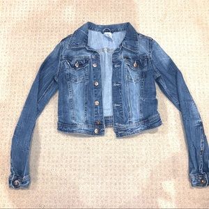 😎5 for $25😎 H&M cropped jean jacket